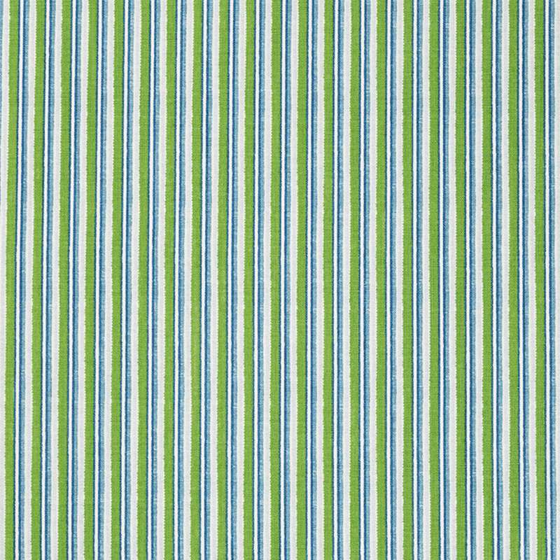 Kit Kemp Peace and Love Linen Fabric in Green